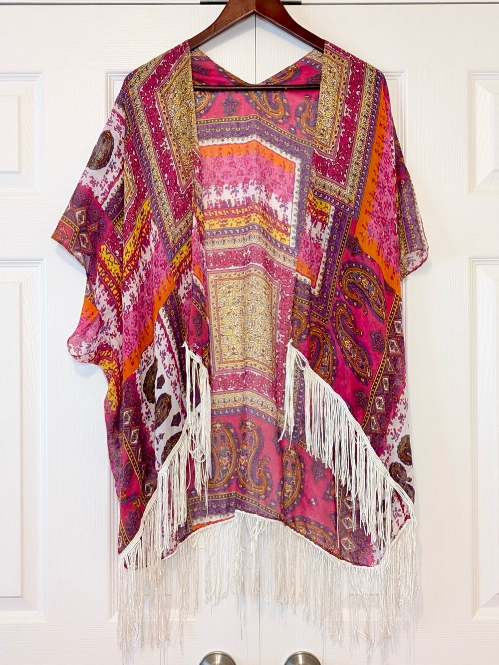 Paisley Fringe Shawl